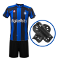 kit Maglia Inter Acerbi 15 ufficiale replica 2022/2023 con pantaloncino e parastinchi